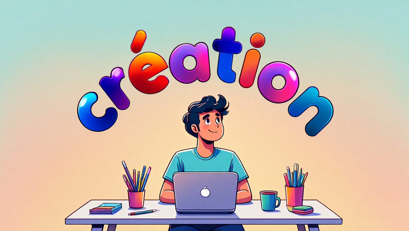 Tendances design Canva 2025 – exemple Analog Meets AI