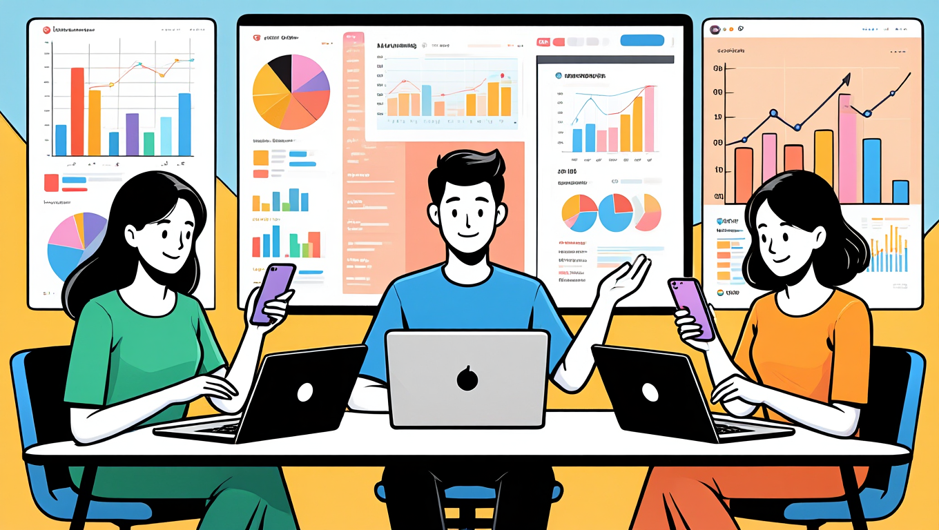 Guide complet du marketing digital avec les principaux leviers : SEO, publicité en ligne, réseaux sociaux, content marketing et email marketing