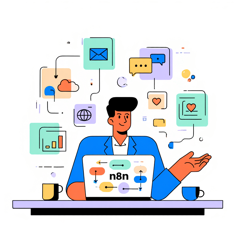 "n8n, outil d’automatisation sans code pour connecter vos applications et simplifier vos workflows