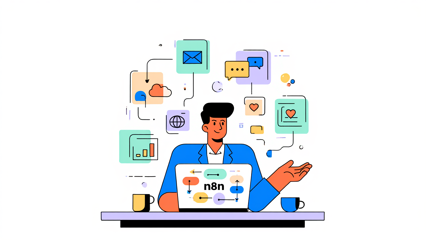 "n8n, outil d’automatisation sans code pour connecter vos applications et simplifier vos workflows