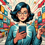 Illustration du concept drive-to-store montrant la connexion entre publicité digitale sur smartphone et trafic en magasin physique en France